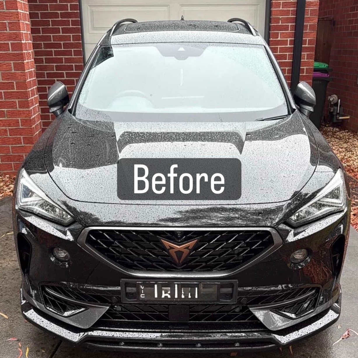 Cupra Formentor wrapped in Gloss Obsidian Black, shot 7