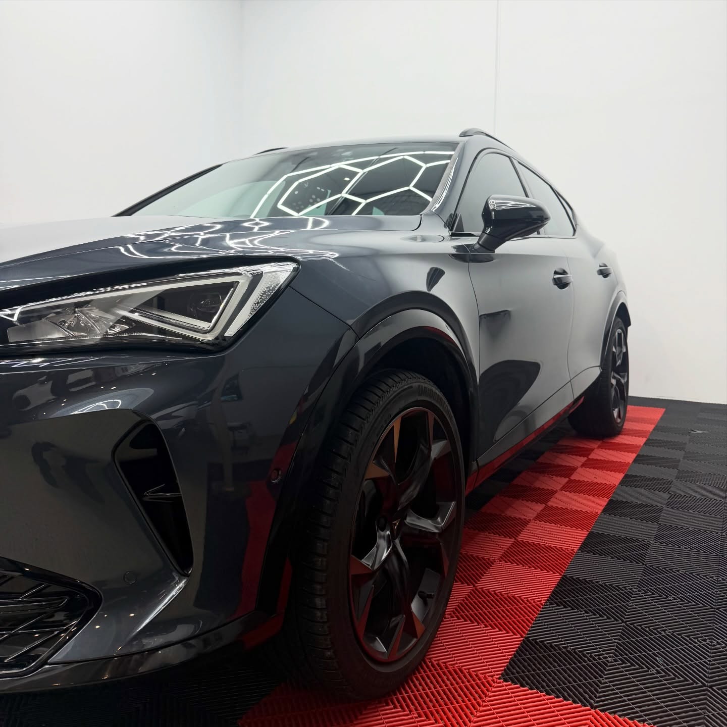 Cupra Formentor wrapped in Gloss Obsidian Black, shot 3