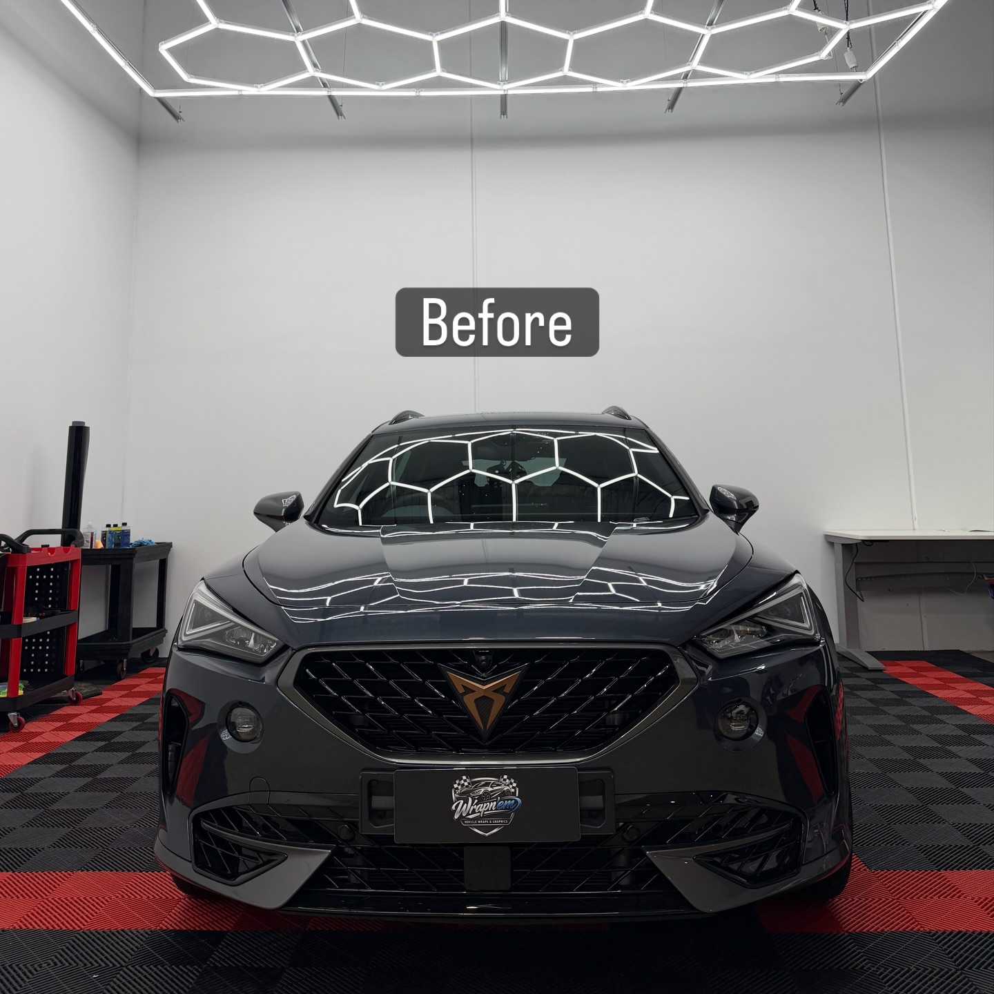 Cupra Formentor wrapped in Gloss Obsidian Black, shot 8