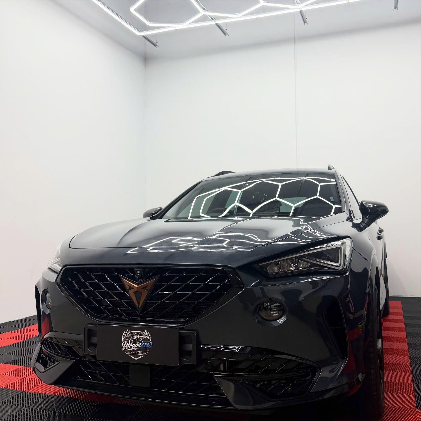 Cupra Formentor wrapped in Gloss Obsidian Black, shot 2