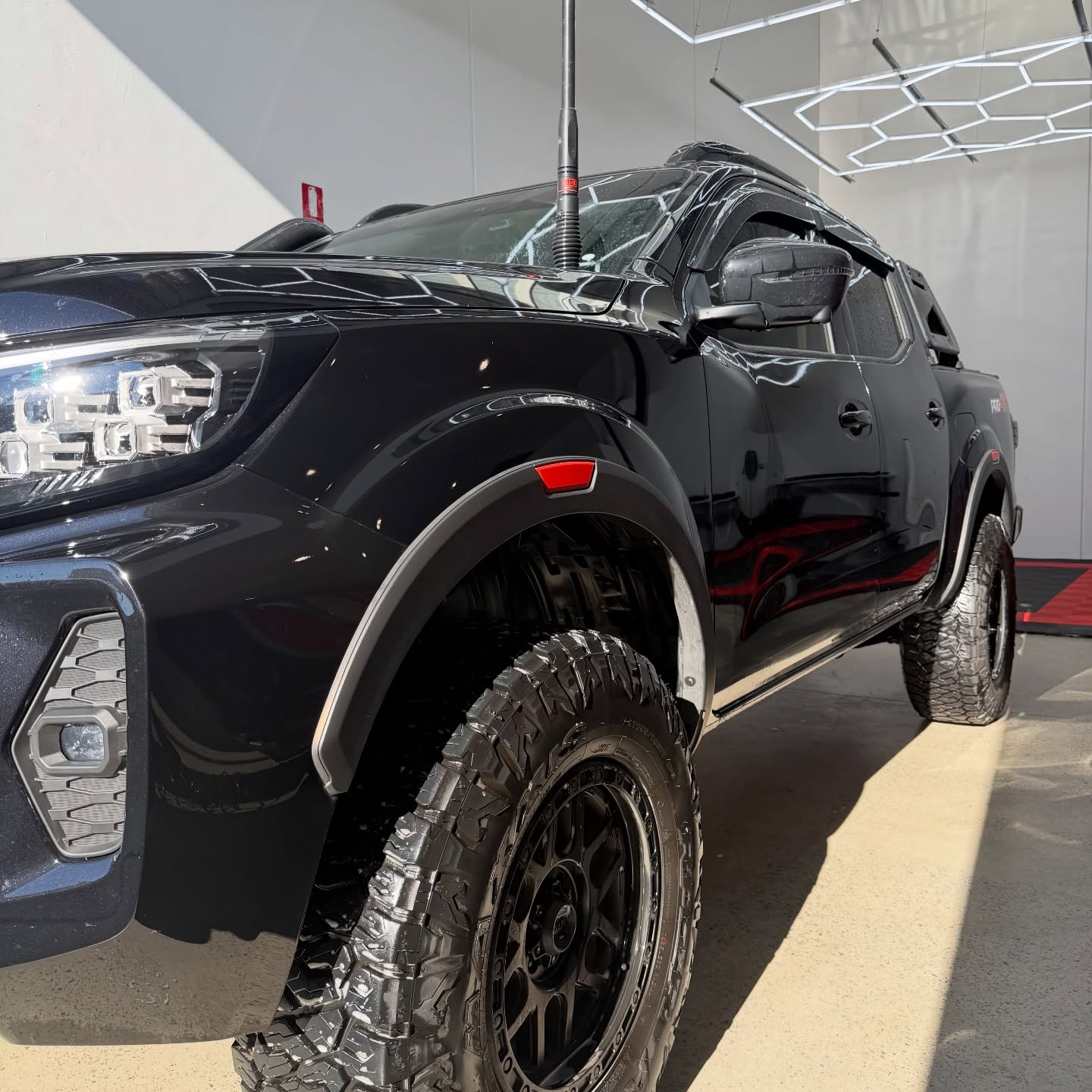 2025 Nissan Navara PRO-4X wrapped in Gloss Obsidian Black, shot 7