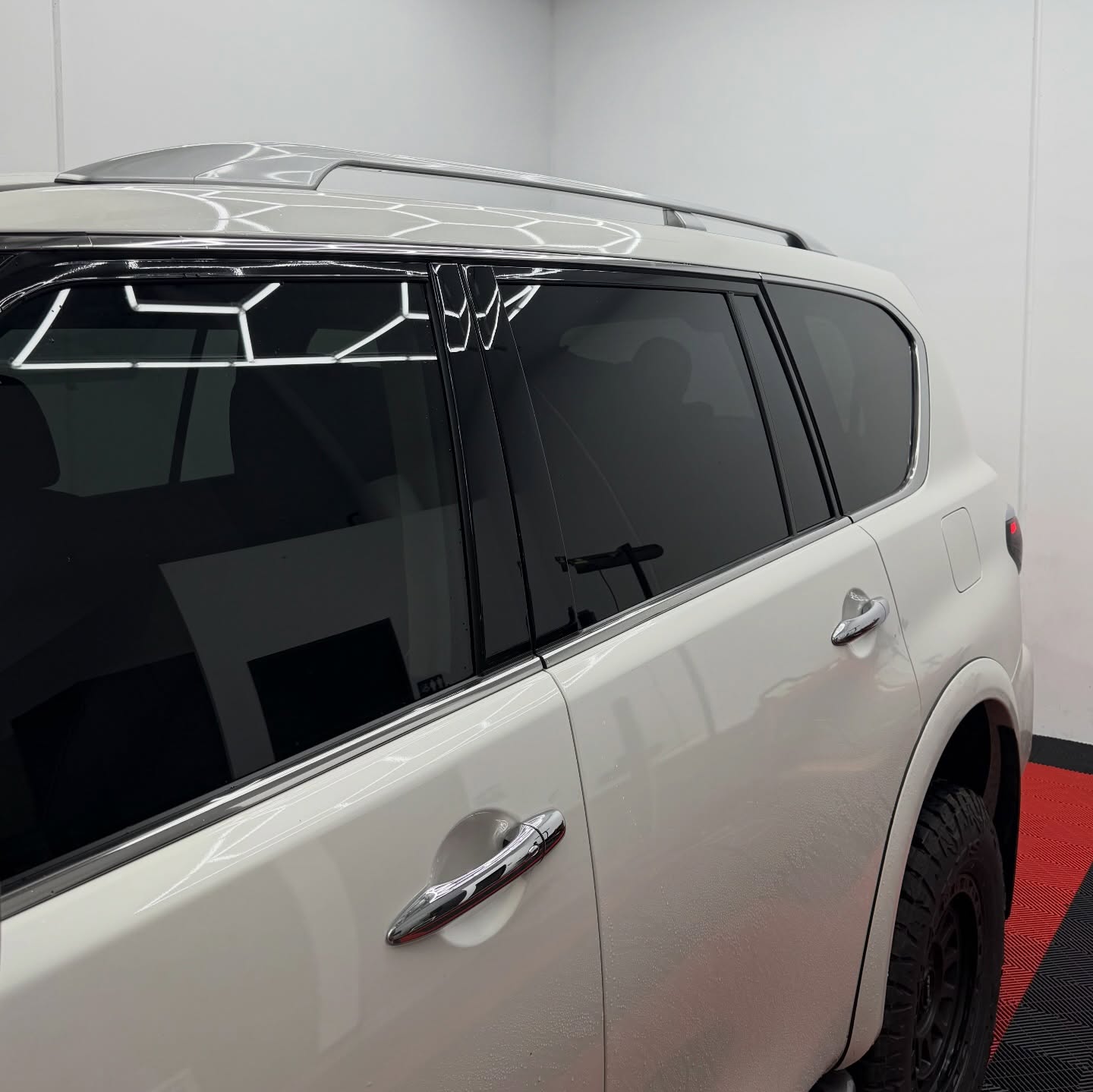 2025 Nissan Patrol Ti-L wrapped in Gloss Obsidian Black, shot 10
