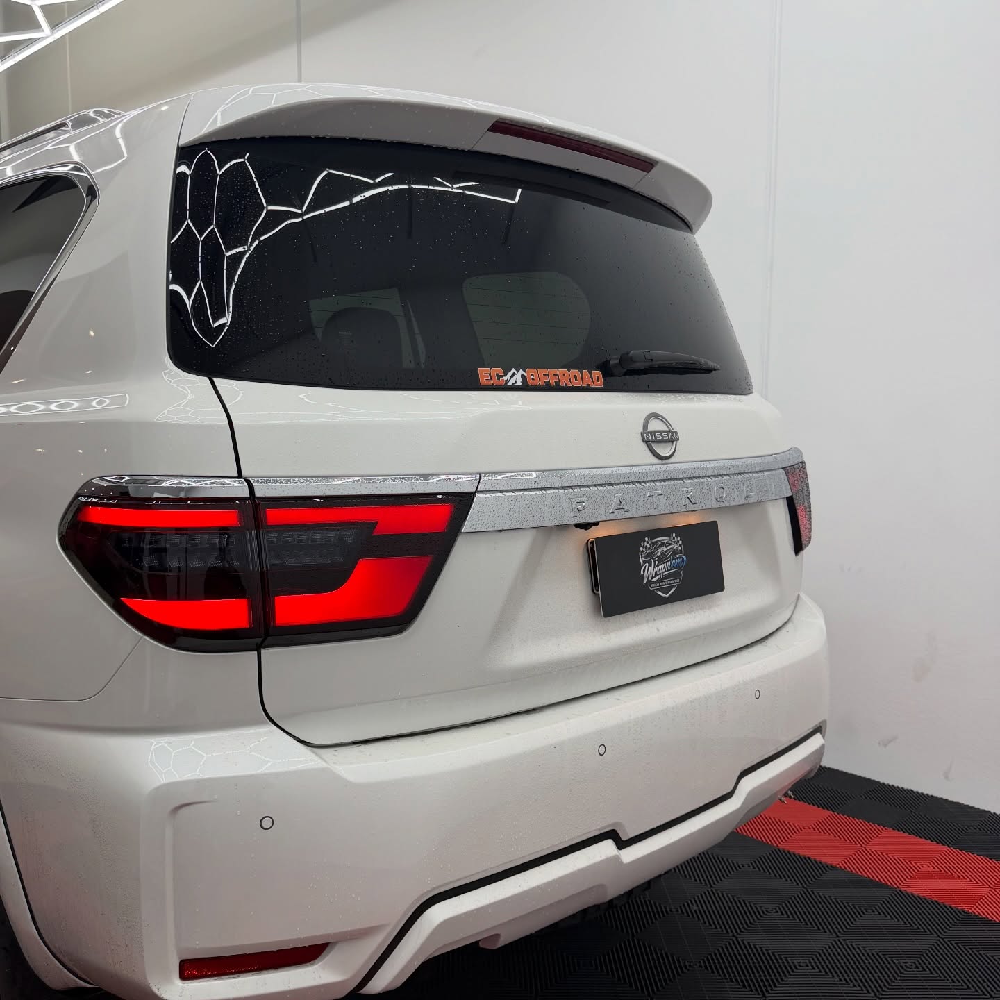 2025 Nissan Patrol Ti-L wrapped in Gloss Obsidian Black, shot 11