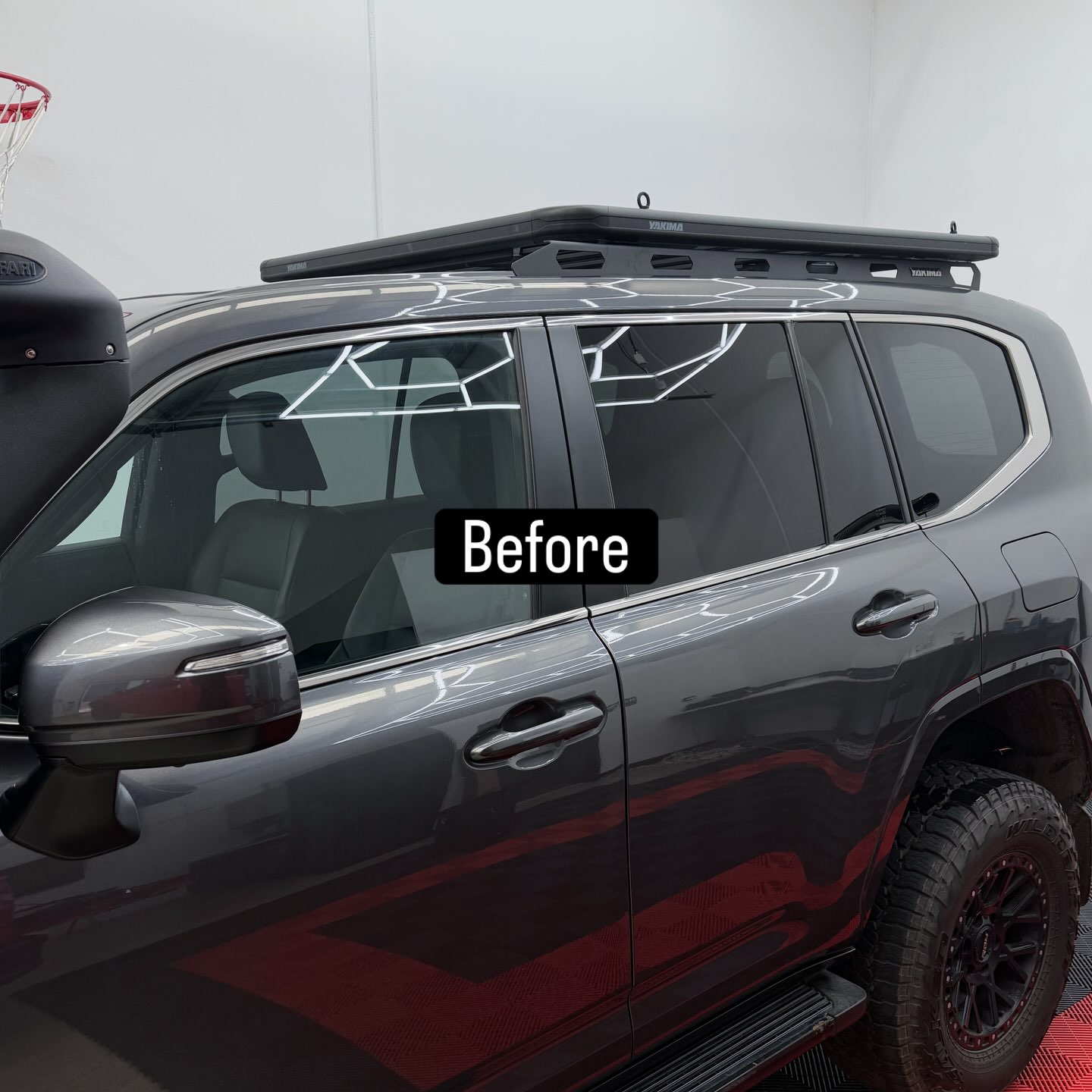 Landcruiser 300 Series wrapped in Gloss Obsidian Black, shot 7