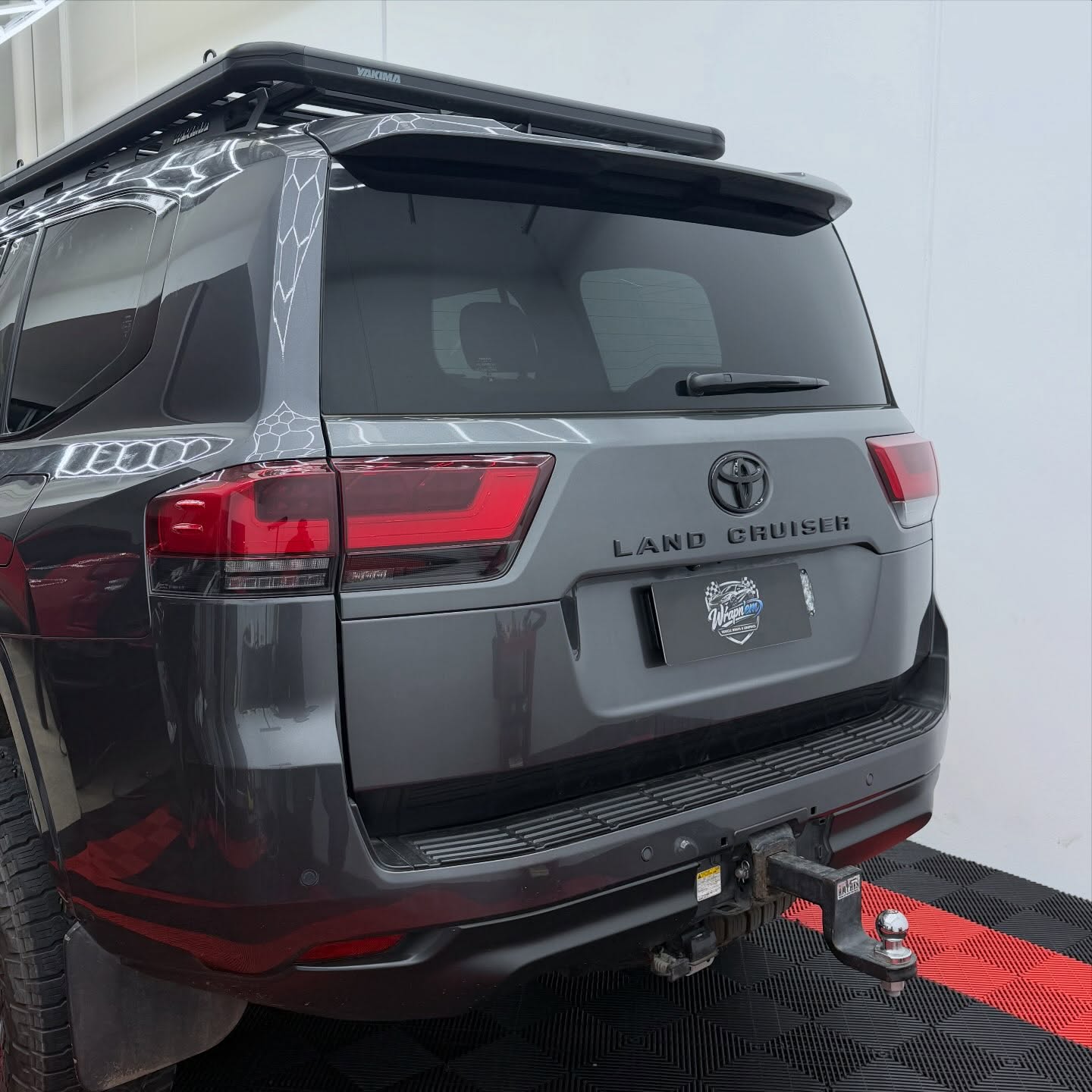 Landcruiser 300 Series wrapped in Gloss Obsidian Black, shot 5