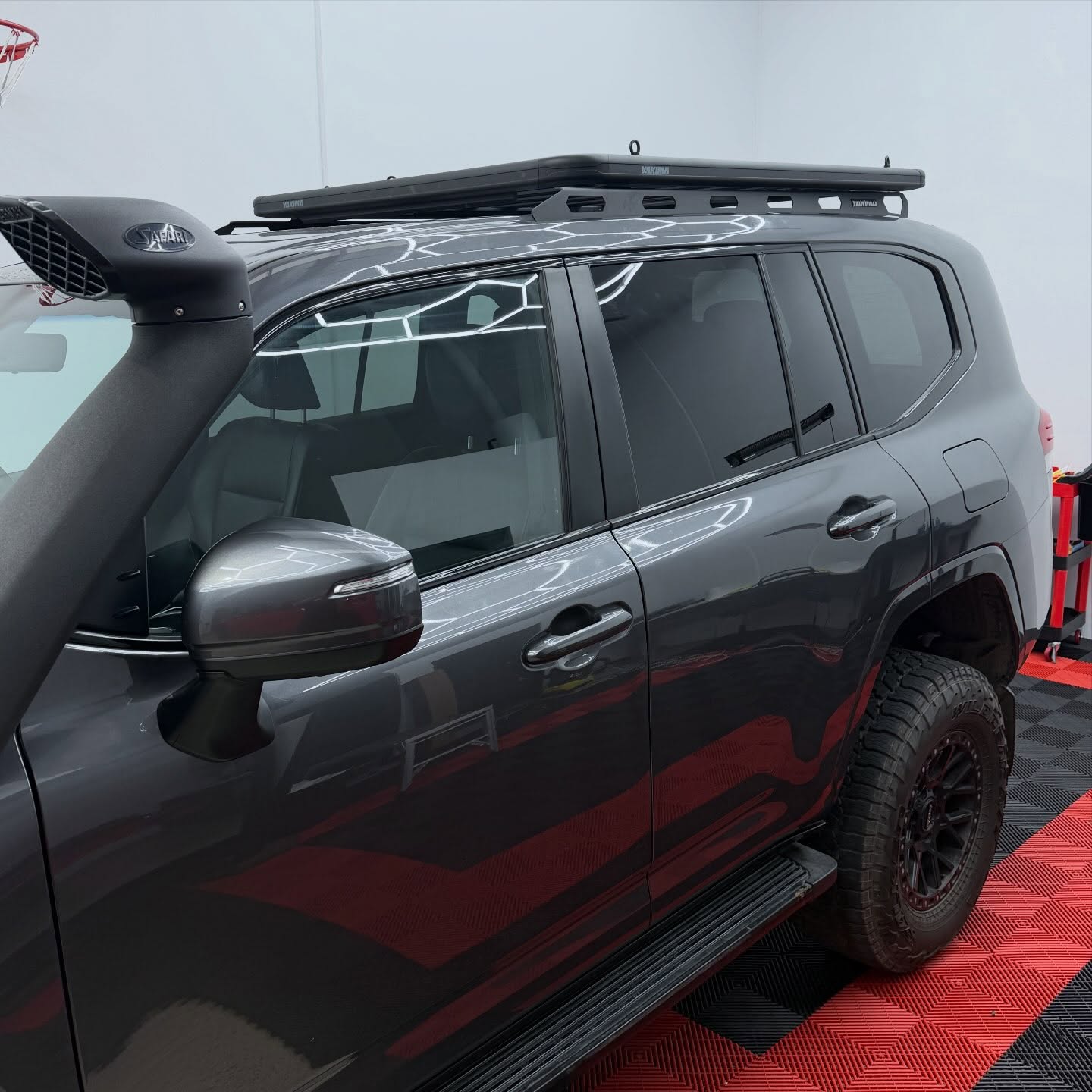 Landcruiser 300 Series wrapped in Gloss Obsidian Black, shot 3