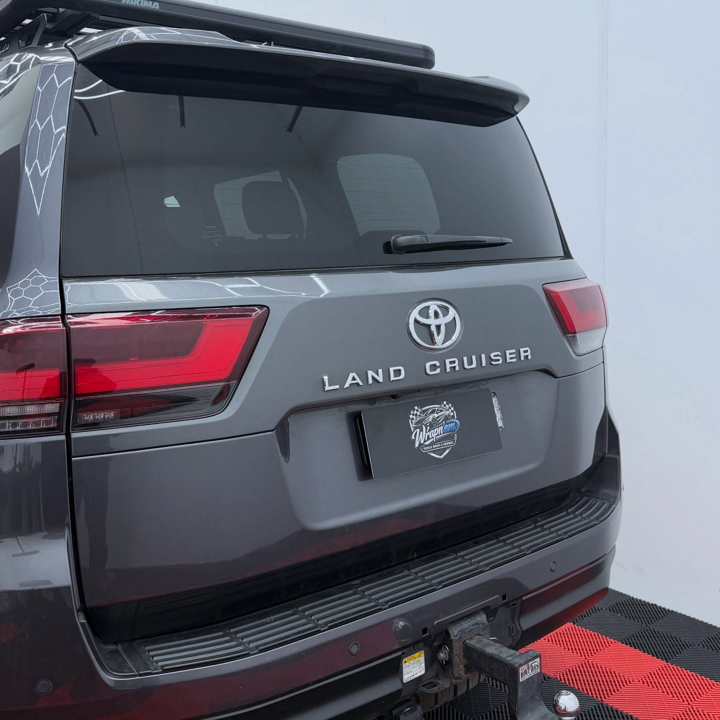 Landcruiser 300 Series wrapped in Gloss Obsidian Black, shot 8