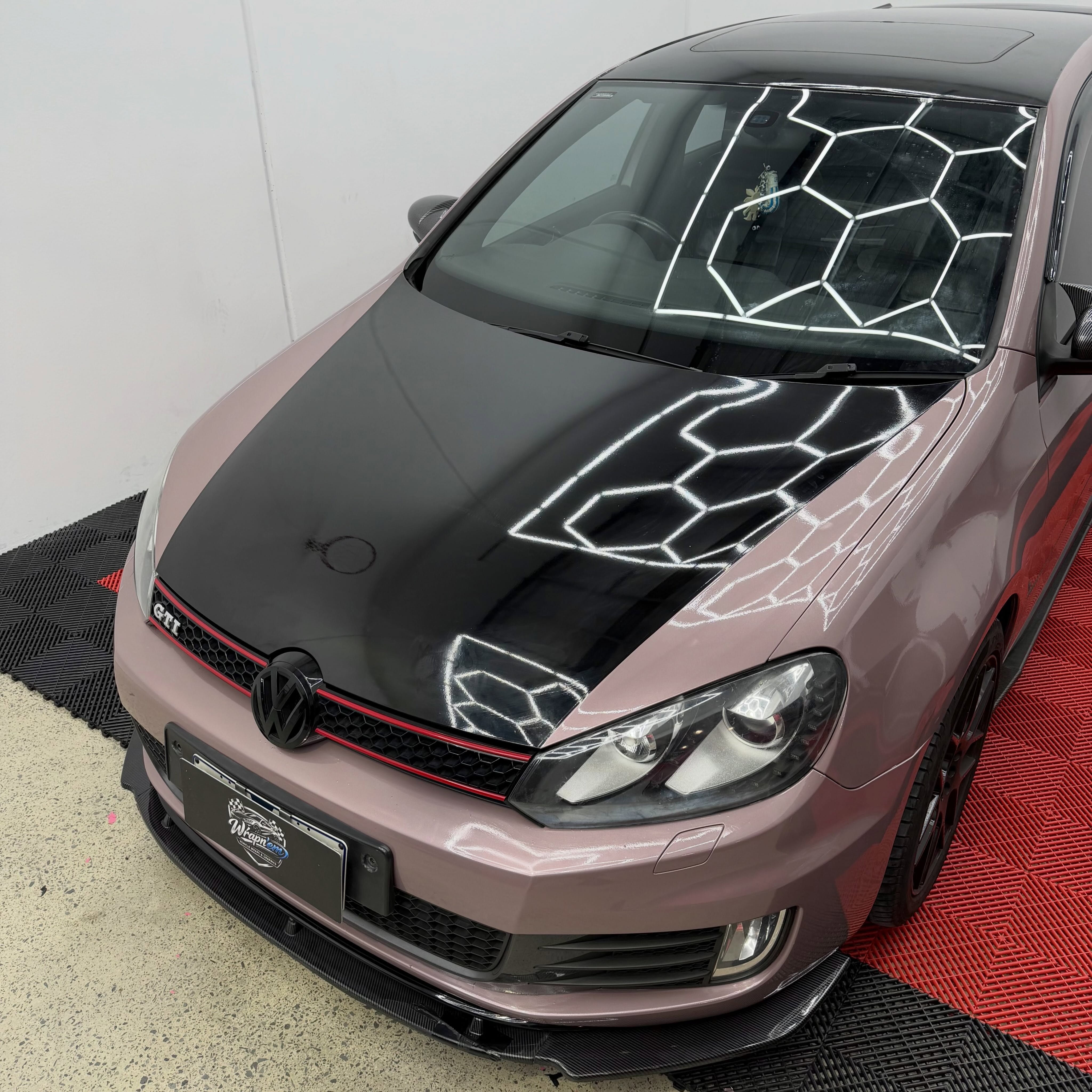 2012 Golf GTI in Cinder Rose - Hexis, shot 7 of 12