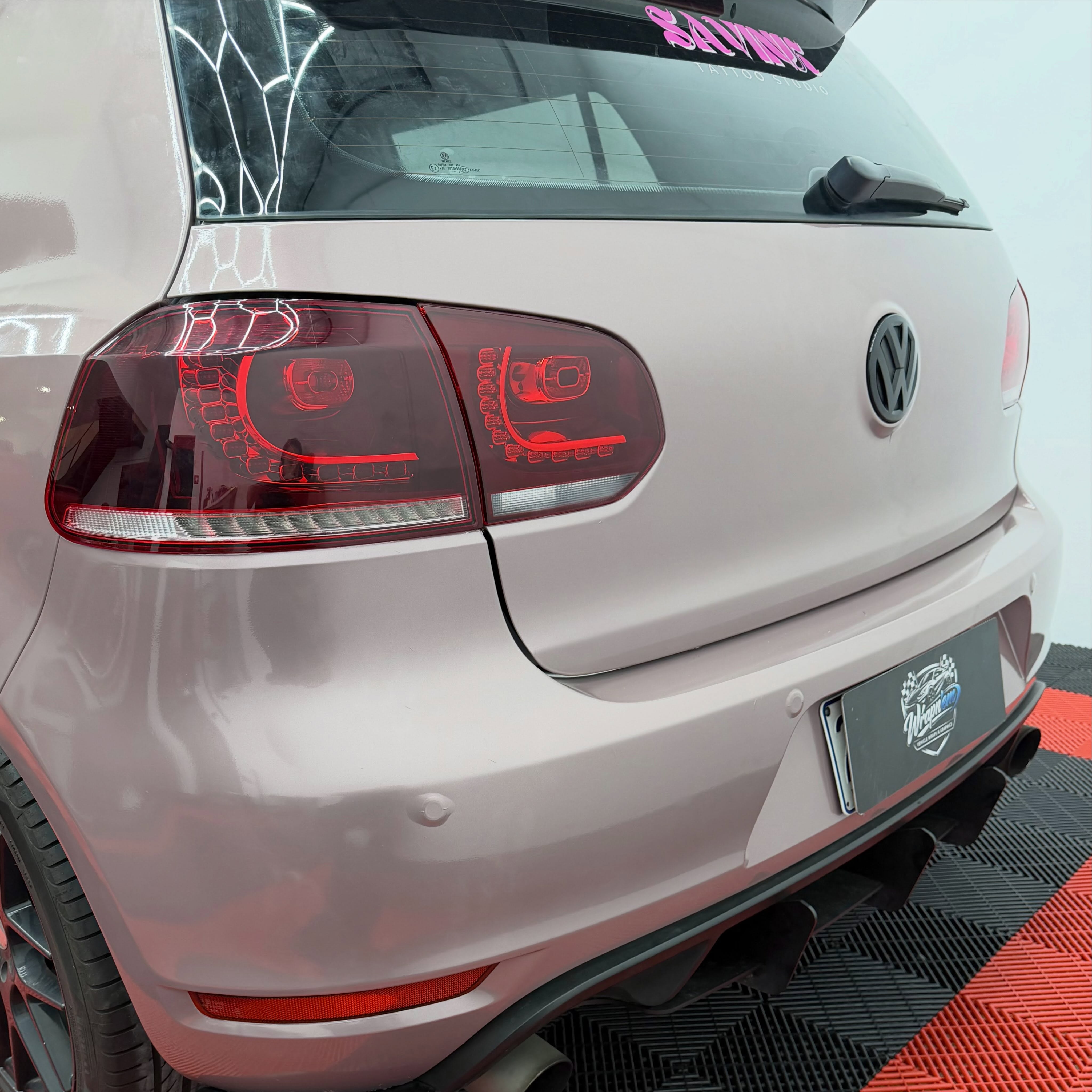 2012 Golf GTI in Cinder Rose - Hexis, shot 9 of 12