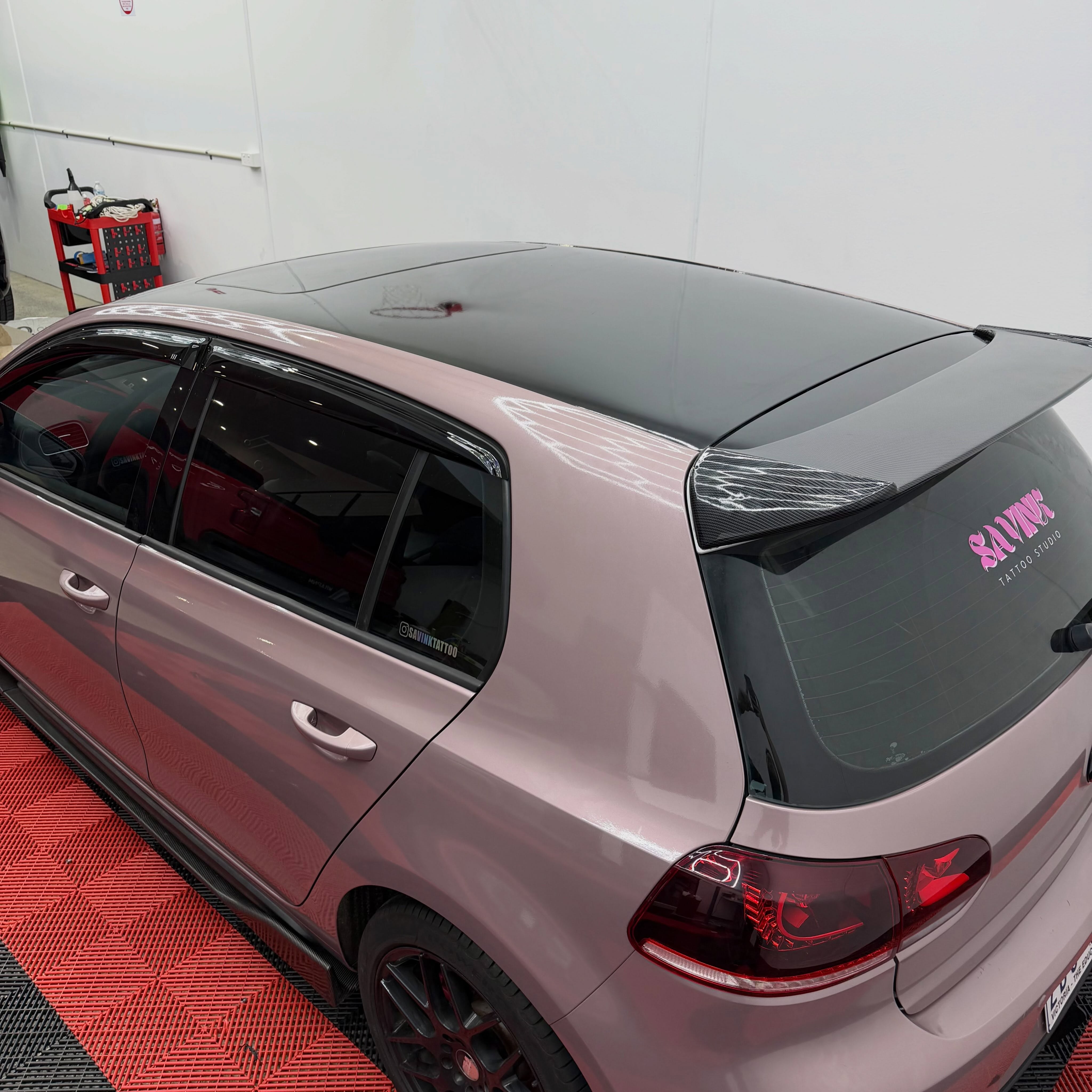 2012 Golf GTI in Cinder Rose - Hexis, shot 6 of 12