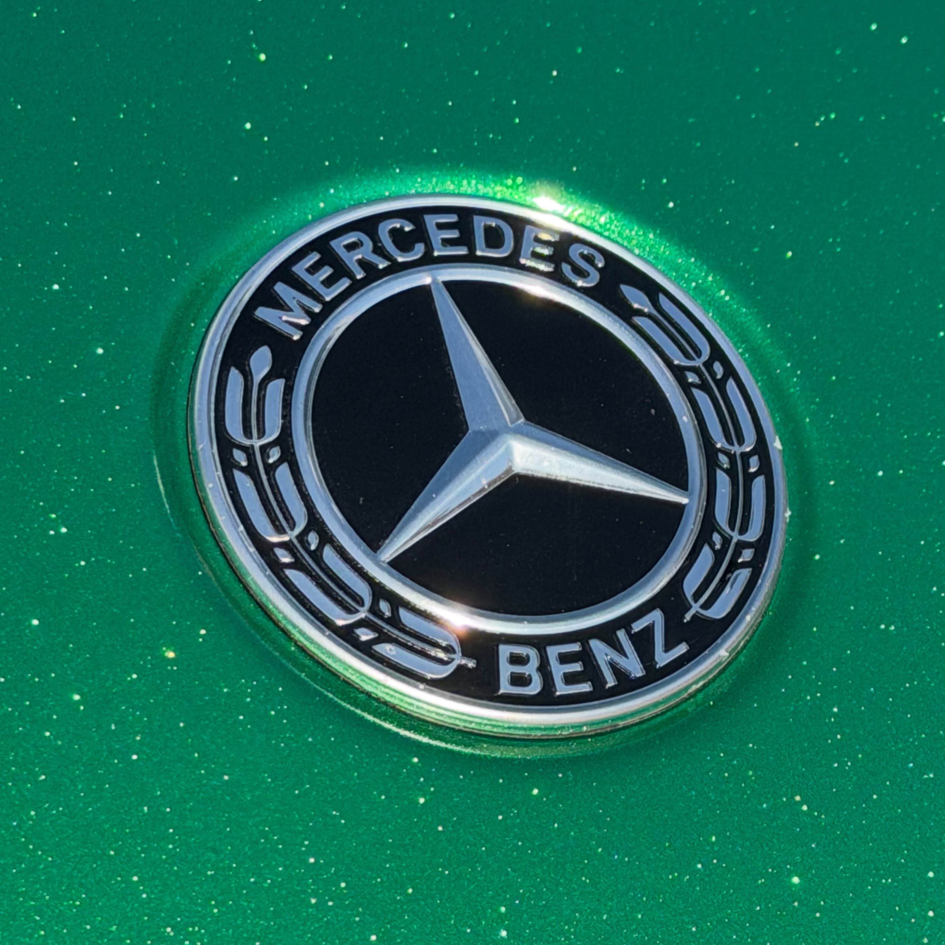 Mercedes Benz EQE300 in Radioactive Green - Avery Dennison, shot 3 of 10