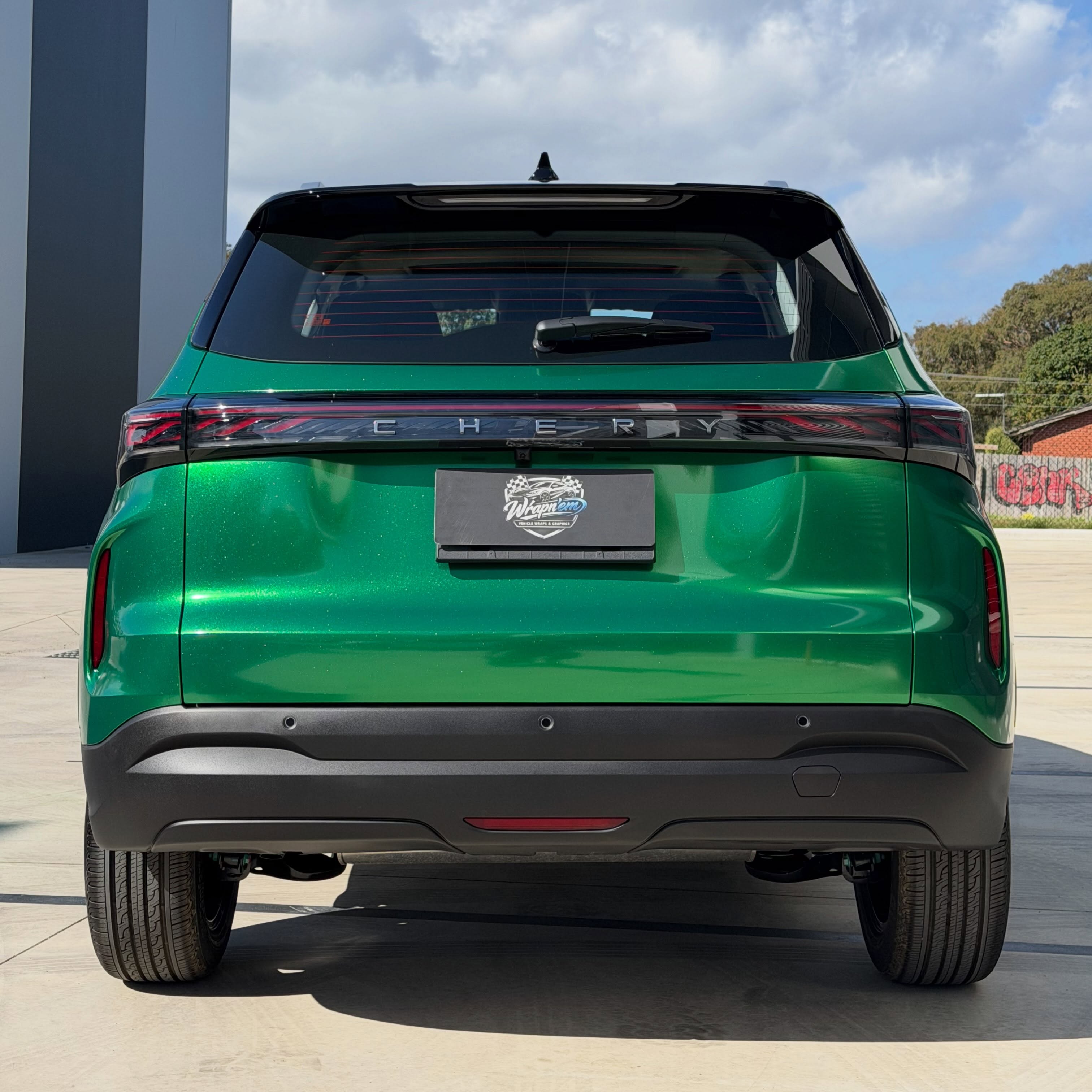 2026 Chery Tiggo 4 in Radioactive Green - Avery Dennison, shot 8 of 9