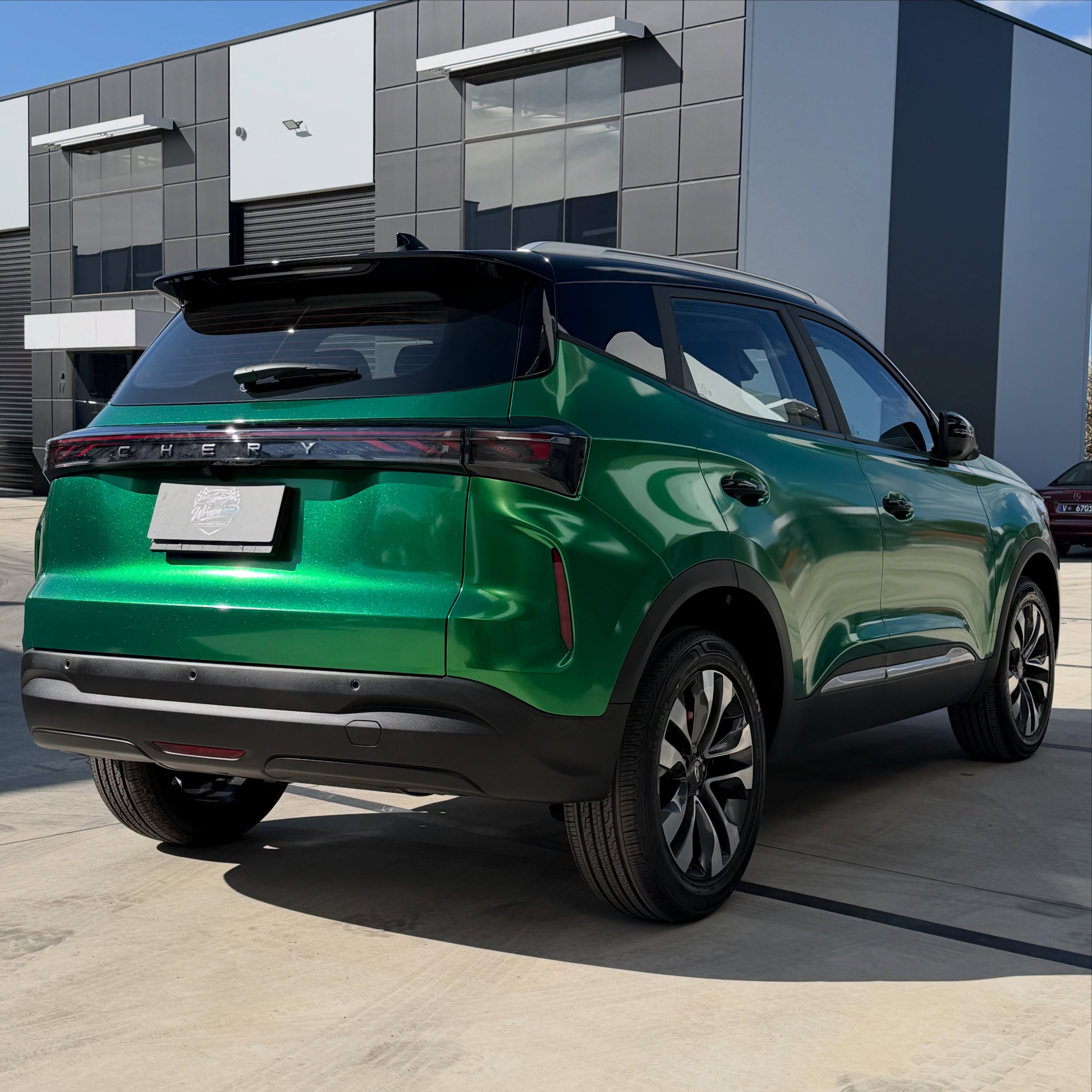 2026 Chery Tiggo 4 in Radioactive Green - Avery Dennison, shot 9 of 9