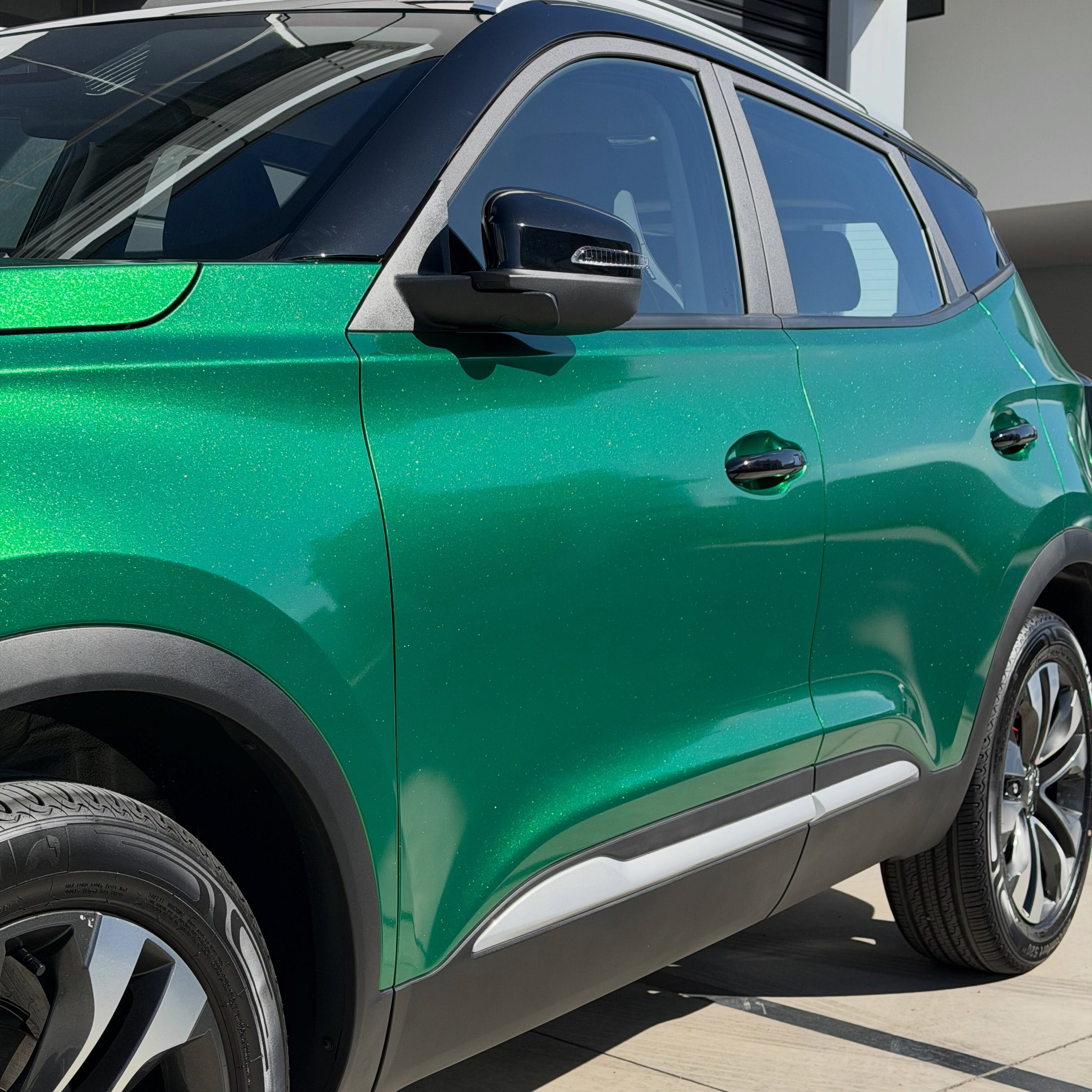 2026 Chery Tiggo 4 in Radioactive Green - Avery Dennison, shot 3 of 9