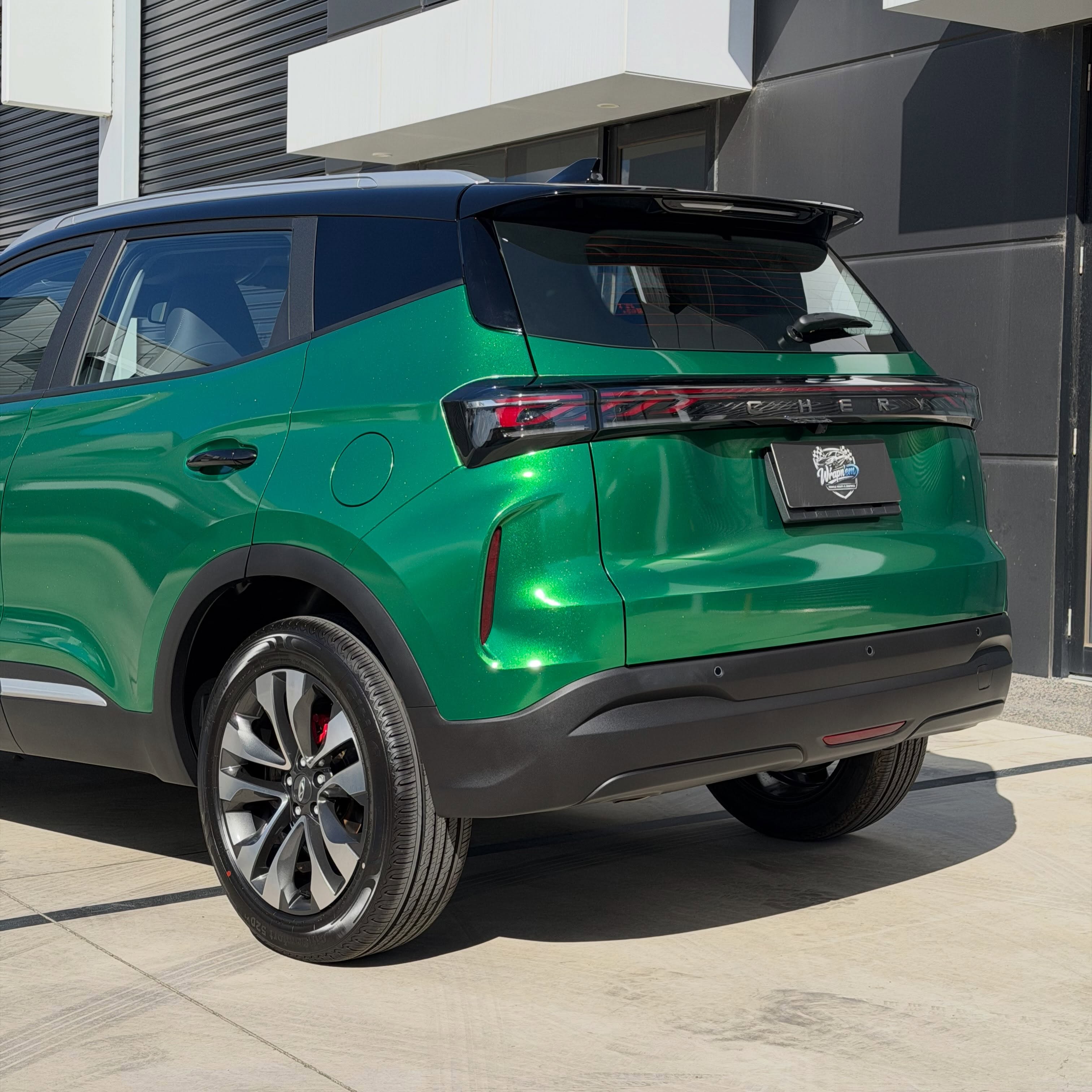 2026 Chery Tiggo 4 in Radioactive Green - Avery Dennison, shot 5 of 9