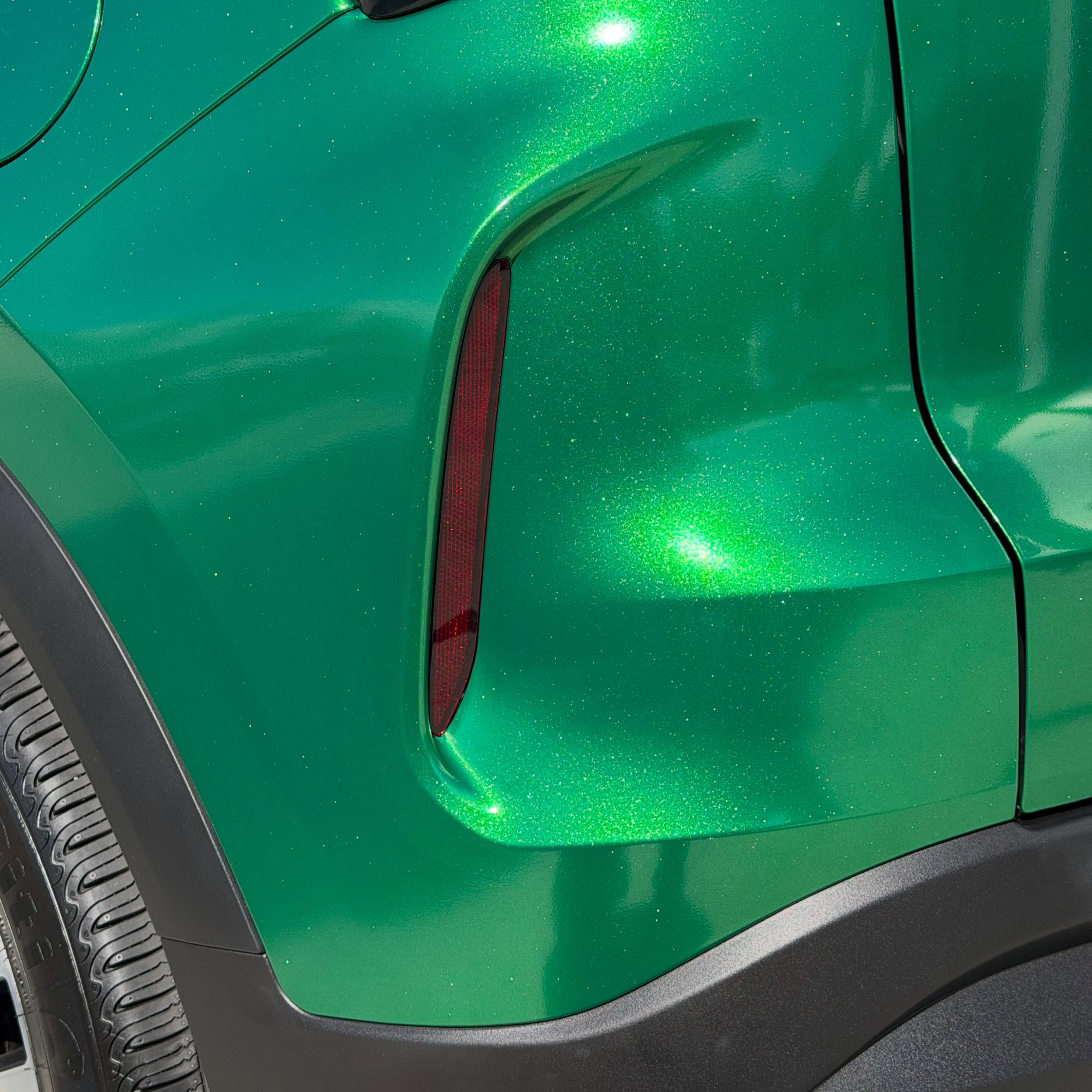 2026 Chery Tiggo 4 in Radioactive Green - Avery Dennison, shot 7 of 9