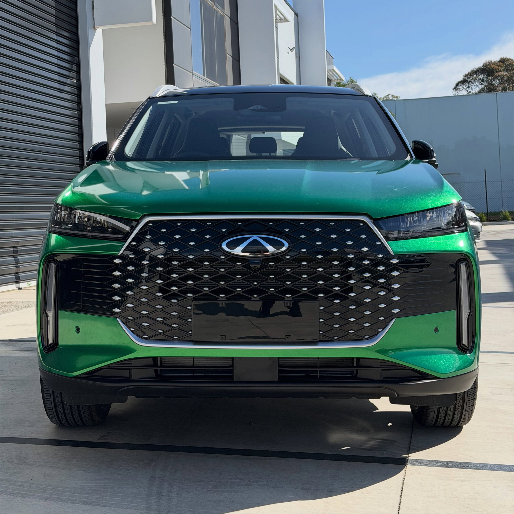 2026 Chery Tiggo 4 in Radioactive Green - Avery Dennison, shot 1 of 9