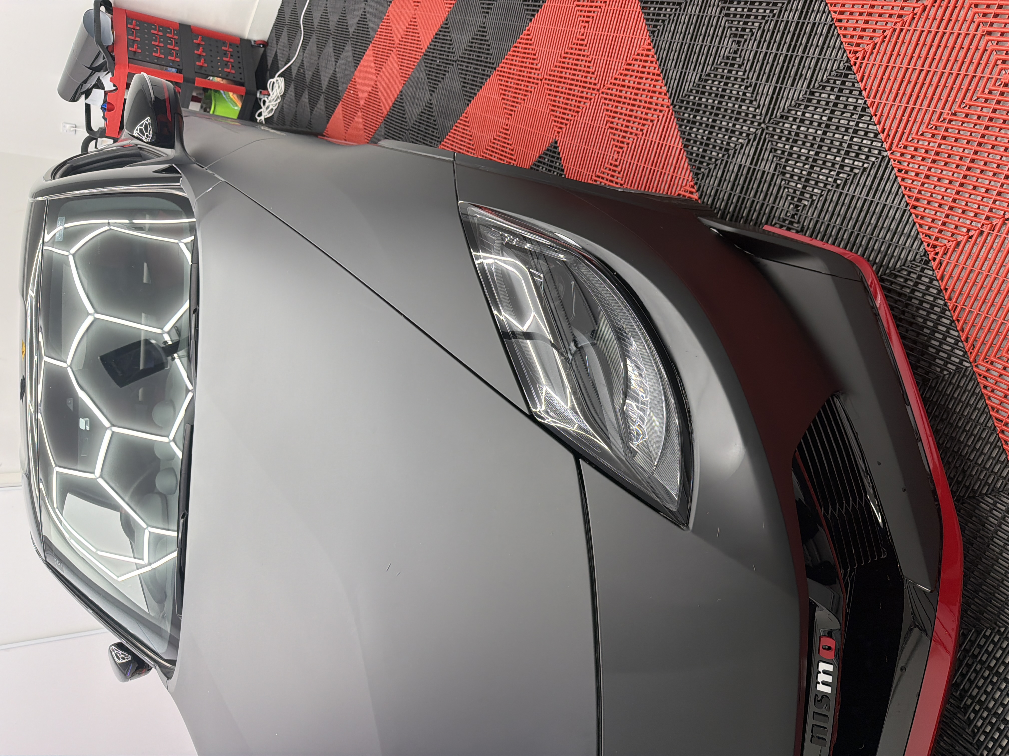 2025 Nissan Z wrapped in Matte Black, shot 2
