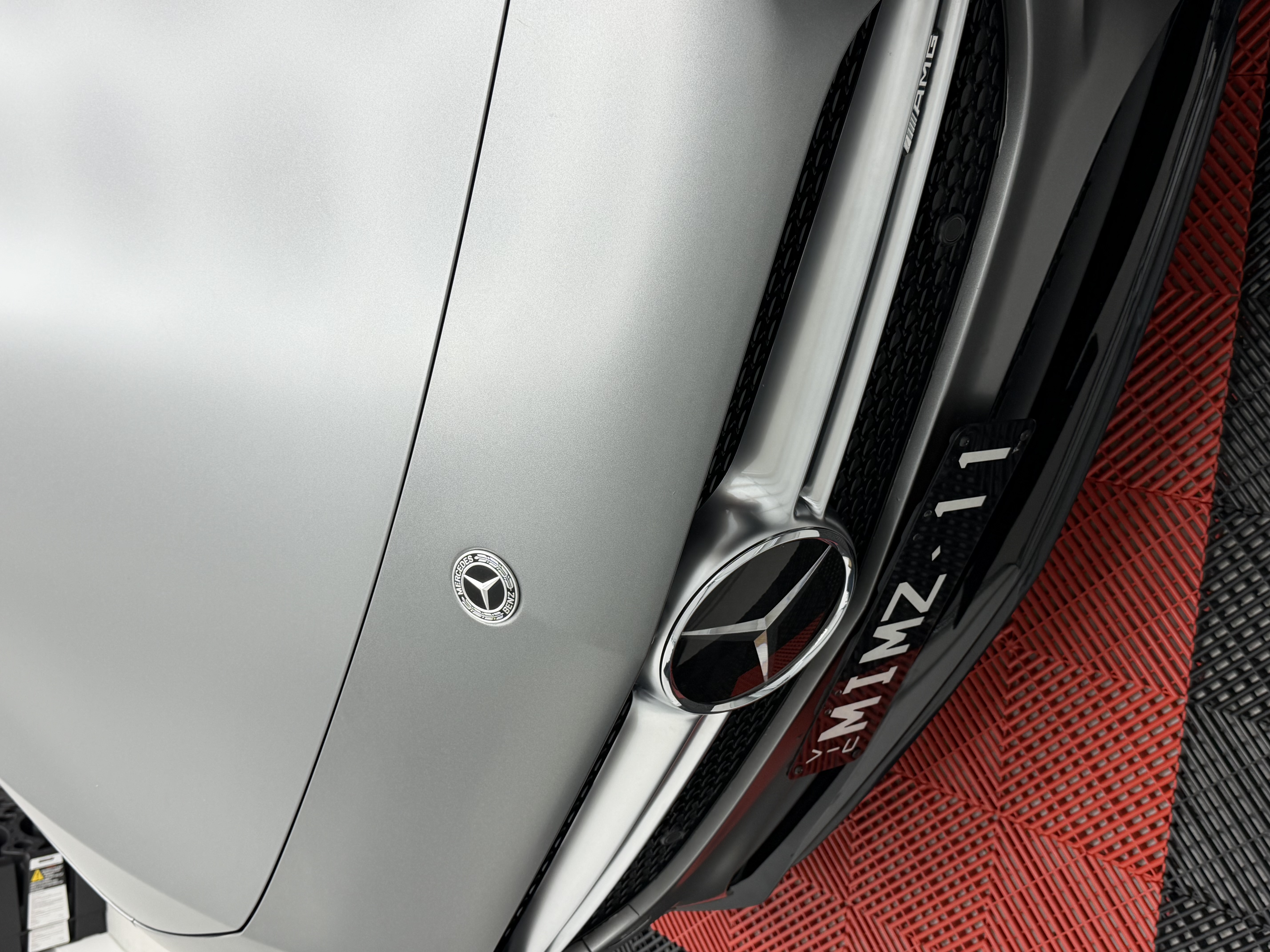 2022 Merc Benz A35 AMG wrapped in Satin Gun Metal Metallic, shot 3