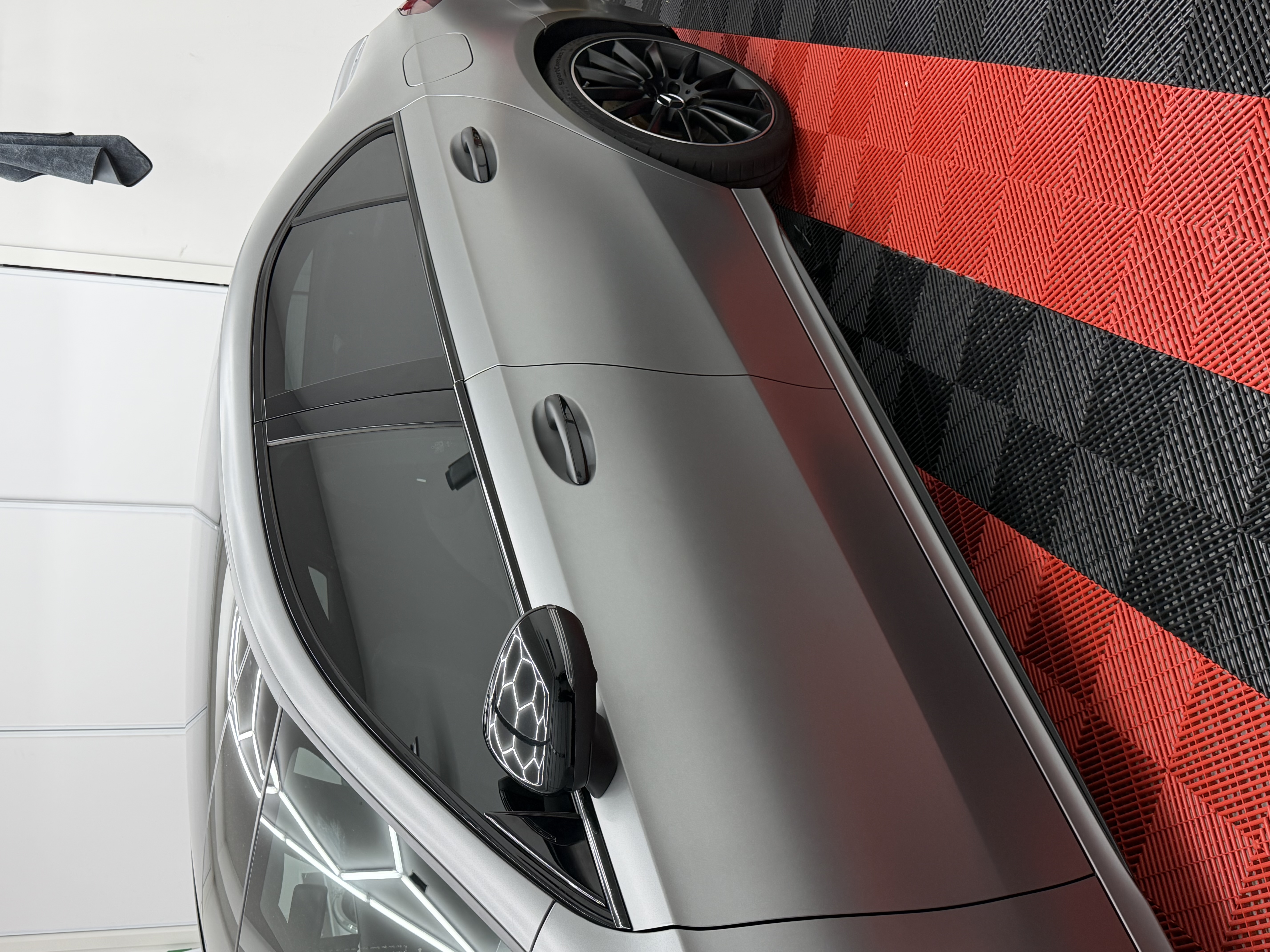 2022 Merc Benz A35 AMG wrapped in Satin Gun Metal Metallic, shot 5